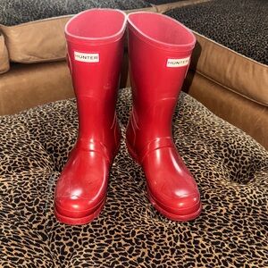 Hunter Classic Red Waterproof Boots